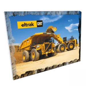 Картина върху врачански камък - 20x30 см - фирмен плакет по поръчка - Eltrak 4