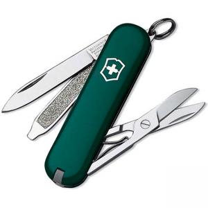 Швейцарски джобен нож Victorinox Classic green