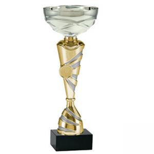 Стандартна спортна купа златно/сребърно покритие - височина 23 см