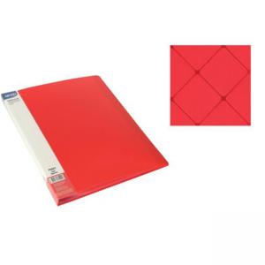 Папка с 10 джоба, формат A4 PP, червена, Square