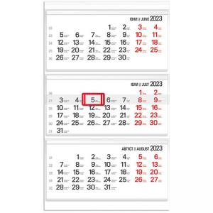 Календар UNO 4 секционен, сглобен 2023г
