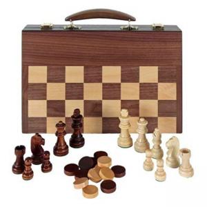 Настолна игра : Комплект шах, дама и табла