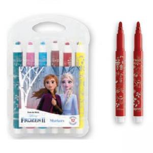 Маркери Art, PP кутия, 12 цвята, Ø 4 мм, Frozen