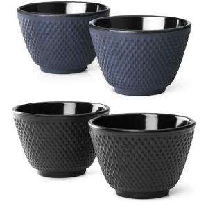 BREDEMEIJER Комплект от 2бр чугунени чаши за чай “Xilin“ - тъмно сини