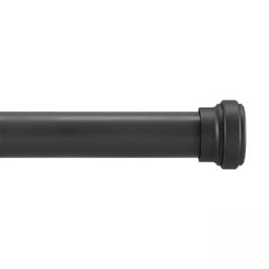 UMBRA Корниз CAST IRON CAP - цвят черен - размер 91-183 см.