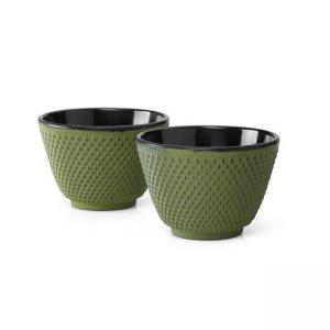 BREDEMEIJER Сет от 2 чугунени чаши за чай “Xilin“ - зелени