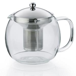 KELA Стъклен чайник със стоманен инфузер “Cylon“ - 1,5л.