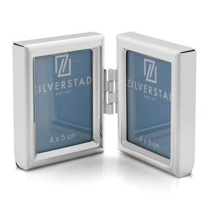 ZILVERSTAD Двойна рамка за снимки със сребърно покритие “Mini“ - 4х5 см.