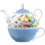 Луксозен комплект - Чайник с чаша за чай