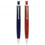 Химикалка в два цвята - червен и син