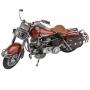Ретро мотор Harley Davidson в кафяв цвят