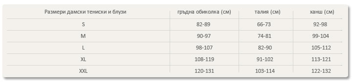 дамски тениски