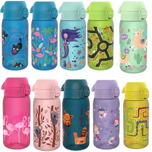 Бутилка за вода Ion8 Print, рец.пл, 350ml