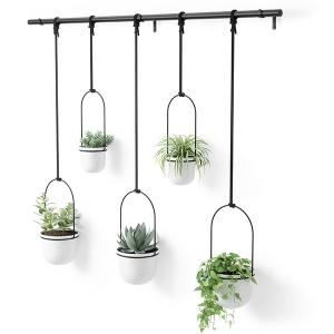 UMBRA К-т от 5 бр висящи кашпи “TRIFLORA“