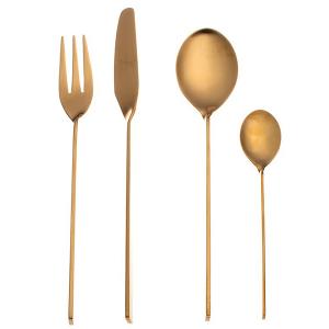 HERDMAR Прибори за хранене “MALMO“- 24 части - позлатени мат