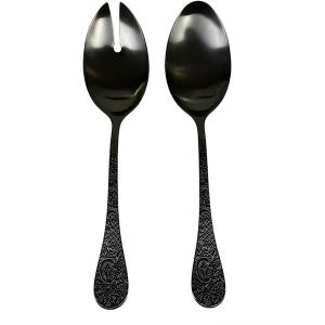 HERDMAR Прибори за салата “BETTY“- 2 части - черен мат