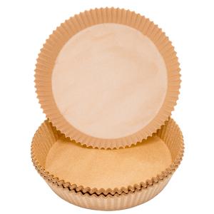 Nerthus Кръгли хартиени кошници за AIR FRYER - 100 бр