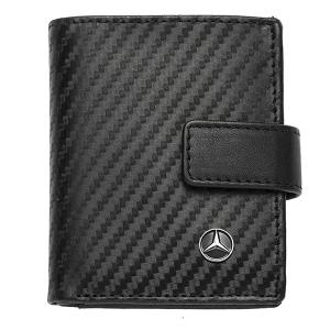 Мъжки вертикален портфейл SILVER FLAME с лого на Mercedes