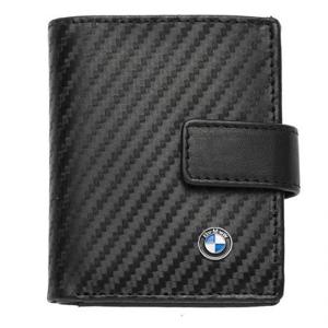 Мъжки вертикален портфейл SILVER FLAME с лого на BMW