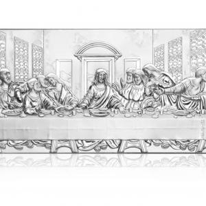 Тайната вечеря посребрена икона