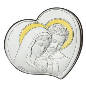 Посребрена икона Светото Семейство