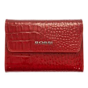 Дамско портмоне червен крокодил - ROSSI