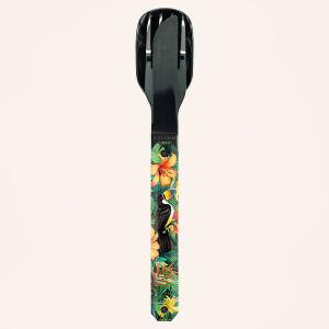 Комплект за хранене Akinod Straight Cutlery 12H34, Toucan