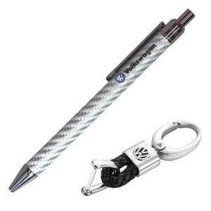 Комплект химикал и ключодържател SILVER FLAME с логото на Volkswagen