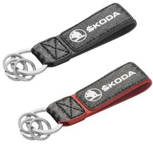 Ключодържател SILVER FLAME с лого на Skoda
