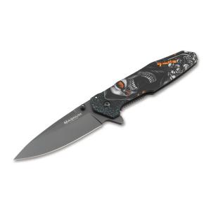 Джобен нож Boker Magnum Screaming Skull
