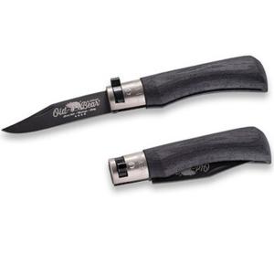 Джобен нож Old Bear Total Black XS, никелиран болстер