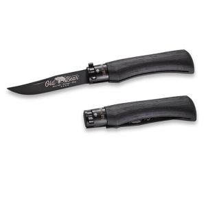 Джобен нож Old Bear Total Black M, черен болстер