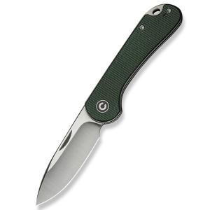 Джобен нож CIVIVI Elementum Slip Joint Green Canvas Micarta