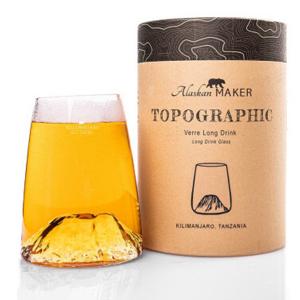 Кристална чаша Alaskan Maker TOPOGRAPHIC Kilimanjaro