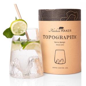 Кристална чаша Alaskan Maker TOPOGRAPHIC Grand Canyon