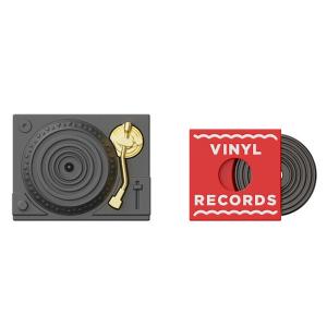 Значка Metalmorphose Fashion Record Player & Vinyl Record