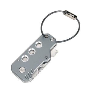 Многофункционален инструмент/ключодържател Troika - KEYTOOL, сив