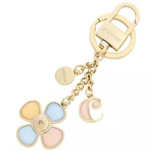 Метален ключодържател Vivienne Light Blue