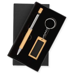 Комплект химикалка и ключодържател