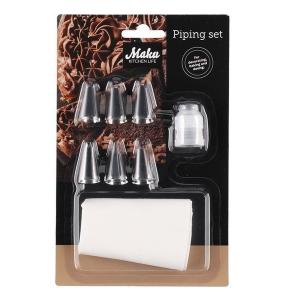 MAKU Пош / Сладкарски шприц с 6 накрайника