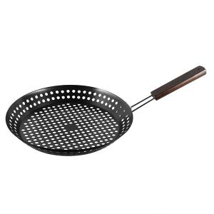MUSTANG Перфориран уок тиган за барбекю с незалепващо покритие - Ø 30 см.