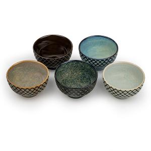 BREDEMEIJER Сет от 5 порцеланови купички за чай “Sara“