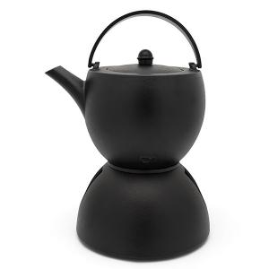 BREDEMEIJER Сет чугунен чайник “Sencha“ с приставка за подгряване - 1,2 л.- черен