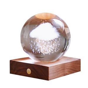 GINGKO 3D Смарт лампа “Amber Crystal“ - Дъждовен облак