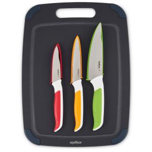 ZYLISS Комплект 3 бр. ножове с дъска за рязане