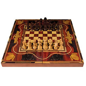 Комплект шах, дама и табла - EGYPT
