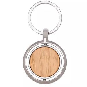 Ключодържател метал и бамбук