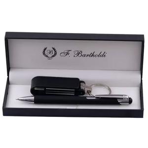 Комплект метална химикалка и кожено USB 32GB