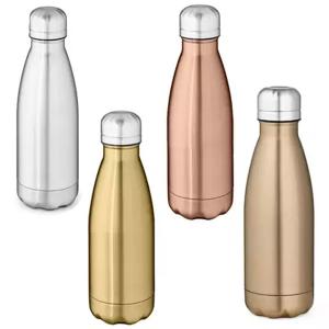 Стоманена термобутилка в цвят металик 430 ml