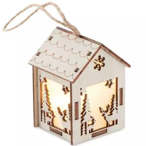 Светеща коледна играчка къща